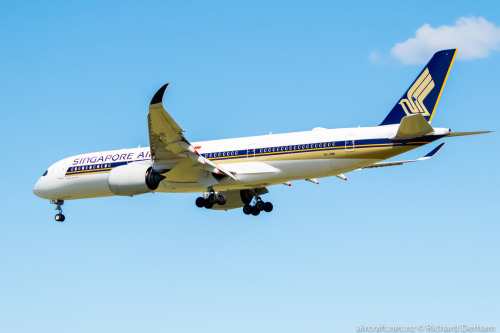 Singapore Airlines A350 landing at ChristchurchType: Airbus A350-941Registration: 9V-SMMLocation: Ch