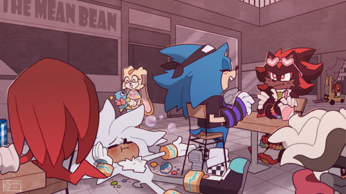If You Didnt Know. There Was A Trend On Twitter Of Sonic Characters Walking Into Stores Then Walking