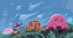 loopy-lupe:  Kirby picnic adventure! 