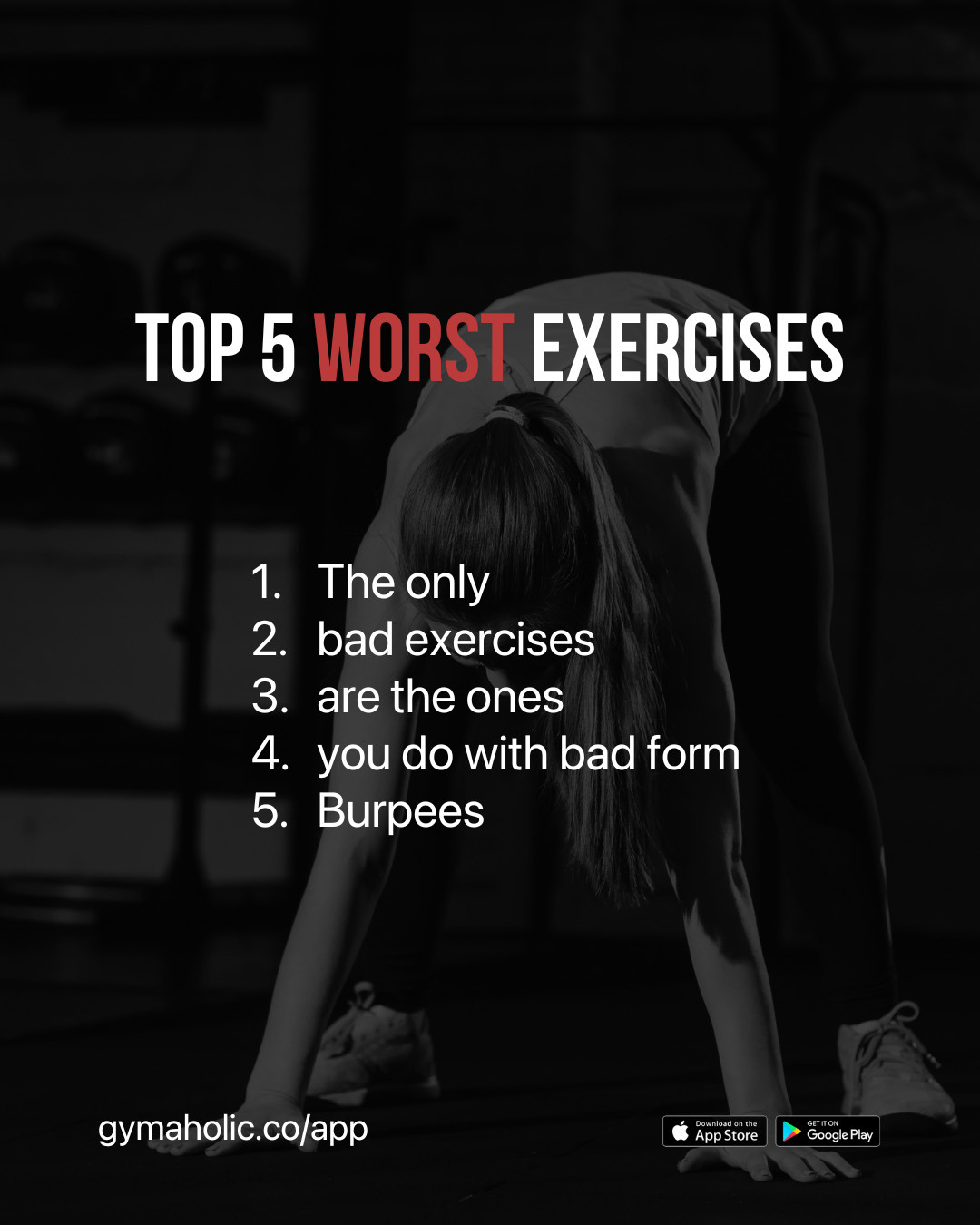 Top 5 Worst Exercises