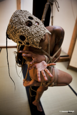 bondageisnotacrimeparis:  the witch Shibari / Photo : Amaury Grisel Tumblr model : Tallulah avec Amaury Grisel et Amaury Grisel. Ropes by Place des cordes