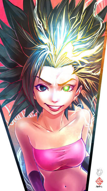 katie-vu: Some amazing caulifla artwork by kanchiyo.