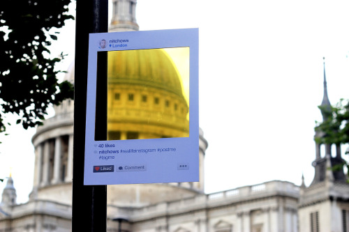 wetheurban:ART: Real Life InstagramA Brazilian artist has been turning London landmarks, including S