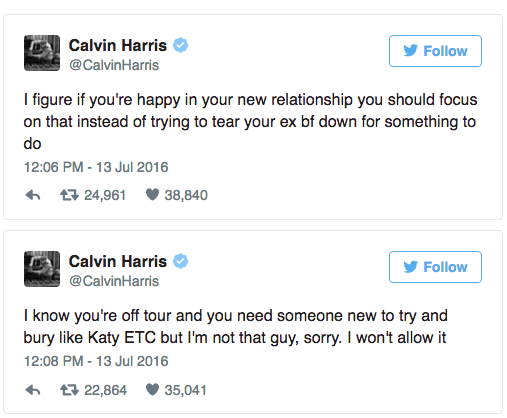 papermagazine:  CALVIN HARRIS GOES ON TWITTER RANT ABOUT TAYLOR SWIFT WRITING HIS
