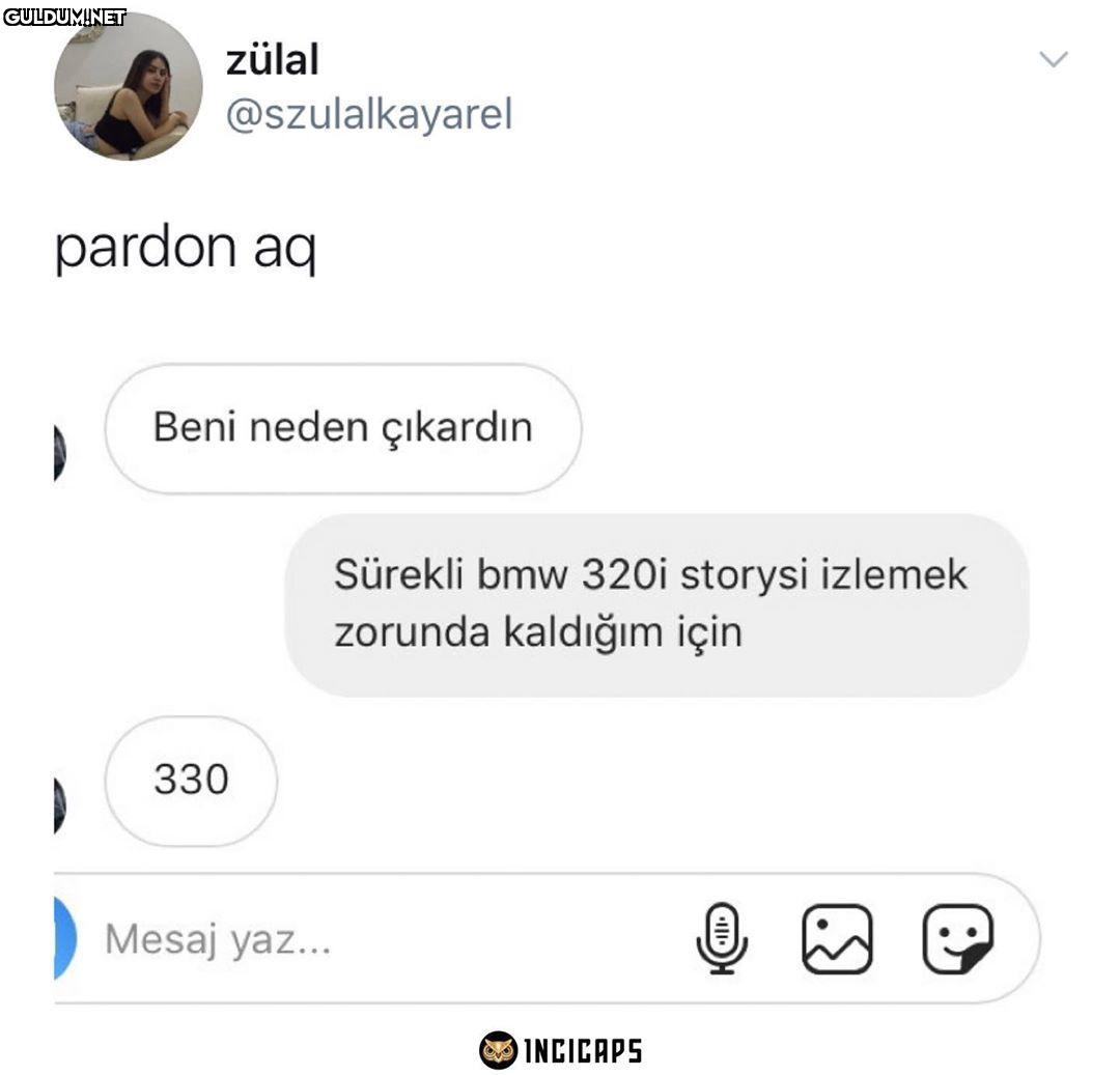 Bmw li erkek terörü zülal...