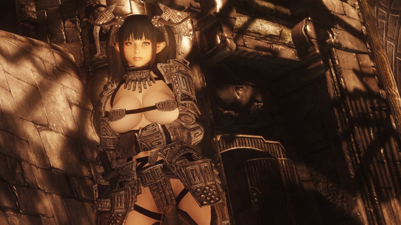 Dwarven Bikini Armor &amp;   Rusty Steel Dwarven Dwemer Overhaul    ( ﾟ∀ﾟ)o彡