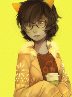 meulynn:  i havent painted in a month and already i feel out of practice :( anyways nekozneko hipster nepeta  