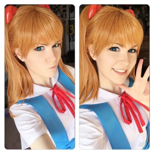 COSPLAYING ASUKA GIVES ME LIFE today was fun ;w;