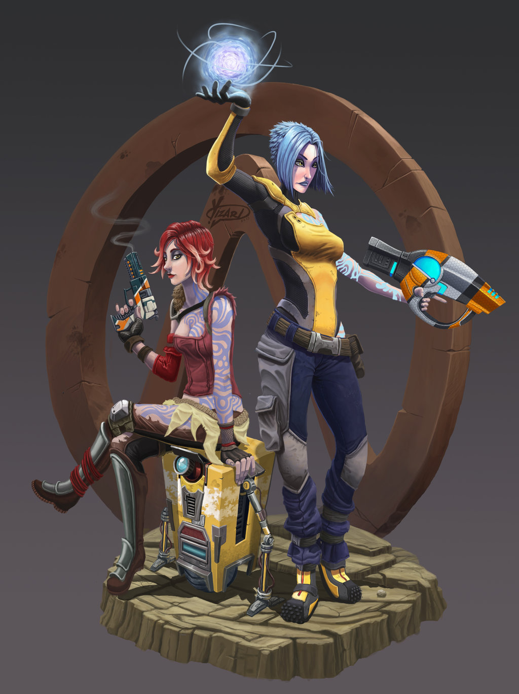 lowoncorners:  Borderlands 2 Fan Art by ~Yizard