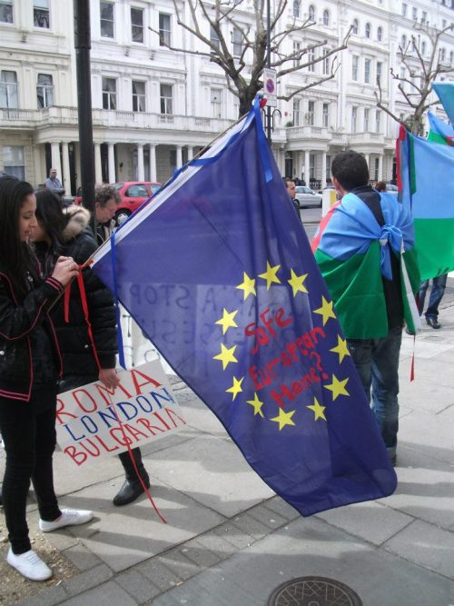 golden-zephyr:International Romani Day march in London, England (07.04.2013). Marched from Kensingto