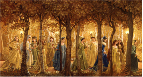 Illustrations of The Twelve Dancing Princesses by Ruth Sanderson (click to enlarge)