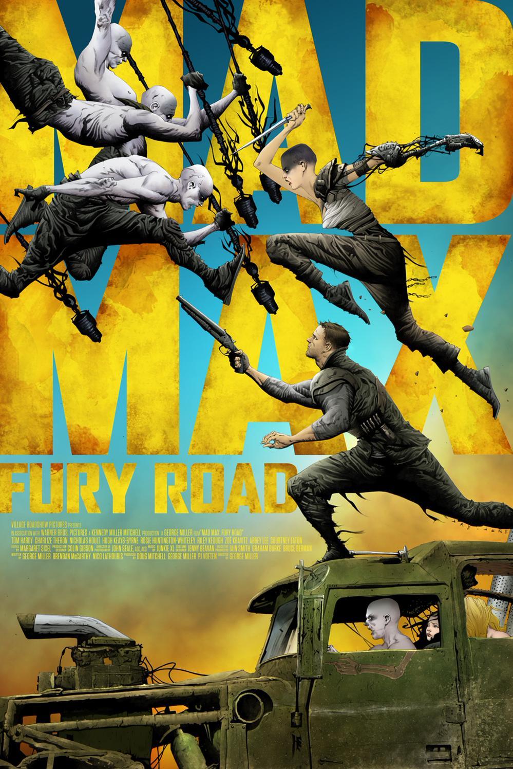 itsbrittality:  xombiedirge:  Mad Max: Fury Road by Jae Lee   24″ X 36″ screen