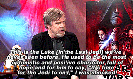 chrsevans:  I said to Rian: Jedis don’t give up. But, if he [Luke] made a mistake,