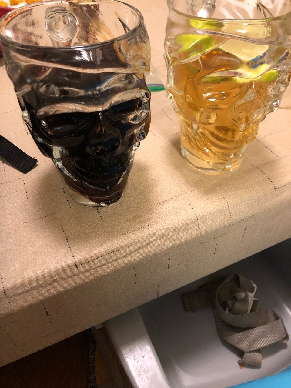 Rum in a pirate skull to celebrate the Marine Corps Birthday, cheers y’all 🍻