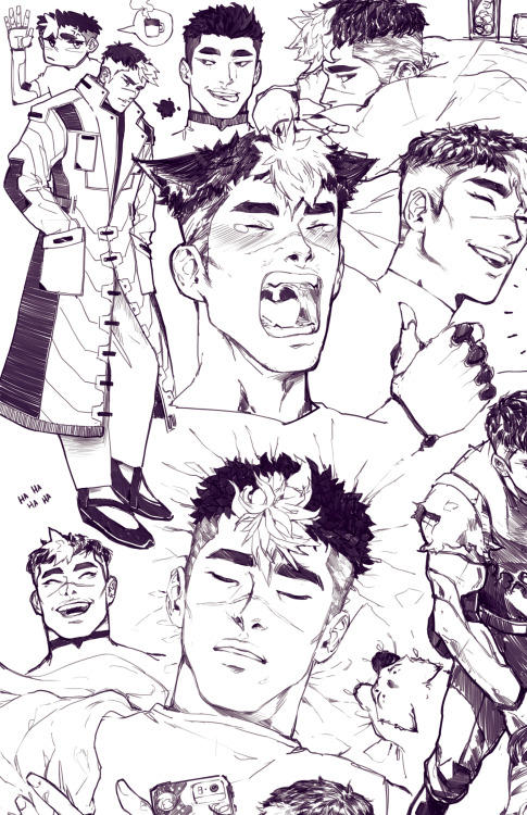 kotsukotsu:  So I drew 28 Shiros. Gonna be a print at Saboten 2016 (A33) and you can also find it (a 10.75 x 16.75 print) on my online store :) 