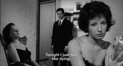 somethingsomethingriverwoods:  La Notte (1961)