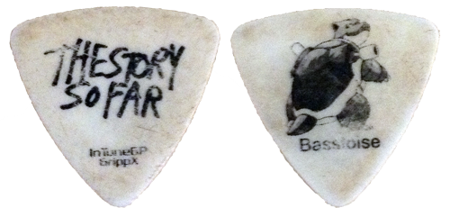 st4y-home:  shredc0re:  Caught a guitar pick of The Story So Far @ Groezrock. Fucking Blastoise mate.  that’s so rad 