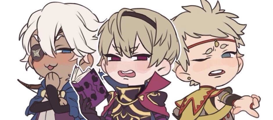 peonydraws:  The boys r back in town 