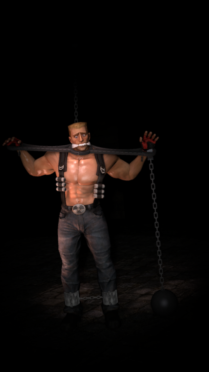 Strip him down.