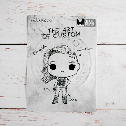 • Custom Funko Pop Cressida - The Hunger Games  (Commission for my friend )