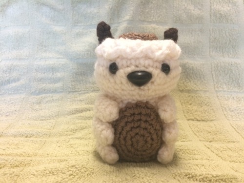 I’ve had a few people now reach out asking if I had a pattern for my crocheted Appa, so I’ve finally