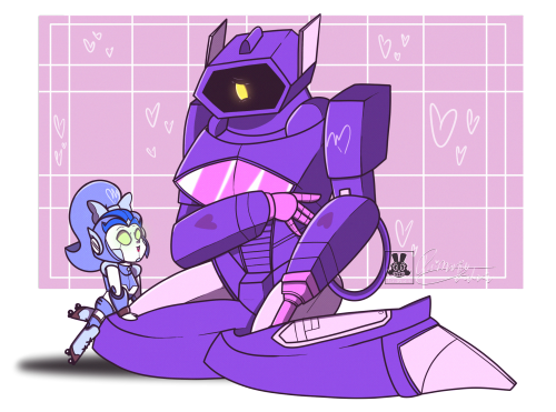 G1 Shockwave Daddy with his baby DR!