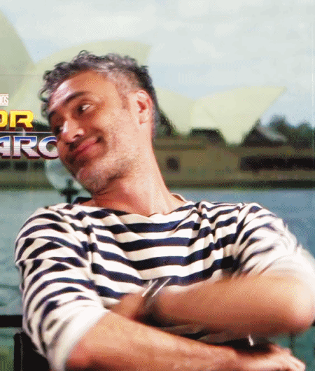 somanygorgeousmen:Taika Waititi in an interview for Thor: Ragnarok. [x]
