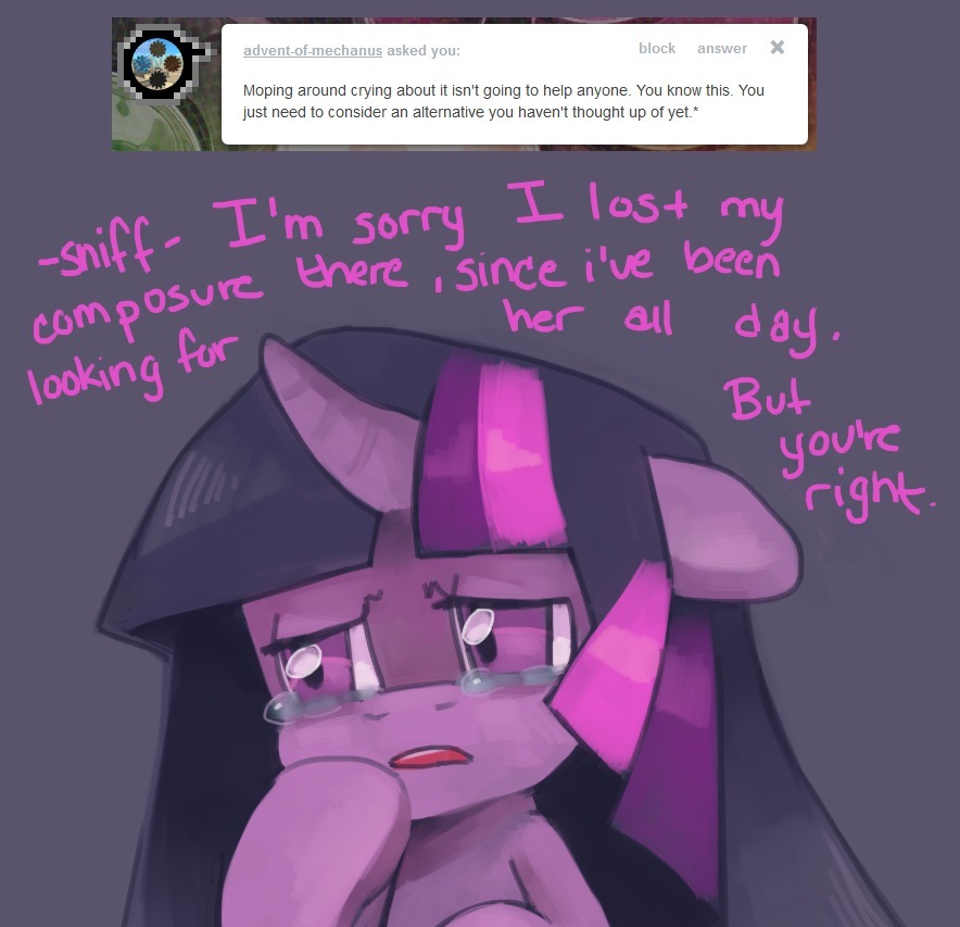 That&rsquo;s the spirit, Twi! Hang in there &lt;3