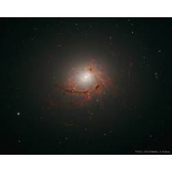 Ngc 4696: Filaments Around A Black Hole #Nasa #Apod #Esa #Hubble #Afabian #Ngc4696