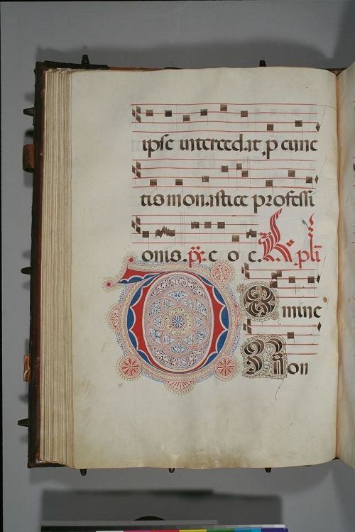 cantusilluminatus: Part 2 of 2. 15th century Italian antiphonal in diced russia leather, s. XVIII (?