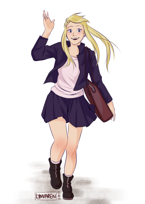 lynvaren:Drawing winry when I’m in a bad mood puts me in a good mood it’s like magic