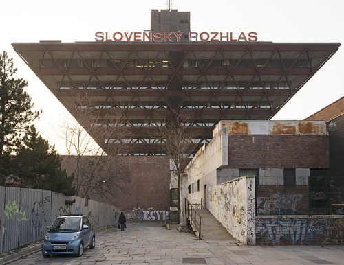 archivemodernarchitecture:Radio building, Bratislava, Slovakia, 2015. © Nicolas Grospierre