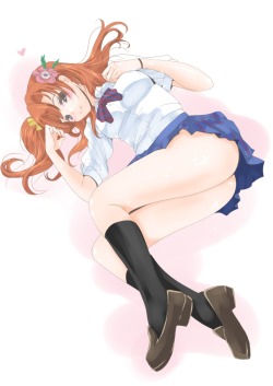 zan66:  ass frapowa kousaka honoka love live! seifuku | yande.re 