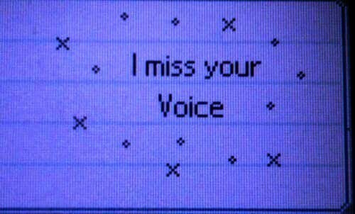 Come to meet me even if you’re far away. Or just send me any voice recordings… maybe a 