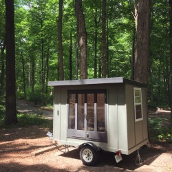 Pinecone Outpost, micro-mobile habitat. Modular convertible camper trailer and prototype tiny home. Craig A. Rowe Design 2016-2018