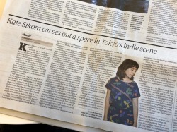 Hey! I know her! Go get your copy of Japan Times today! Thanks to Ian Martin for a beautifully written article! #japantimes #katesikoraband #thedaysweholdonto
https://www.instagram.com/p/Bpn6aLUlLlw/?utm_source=ig_tumblr_share&igshid=1se55j3pev7rg