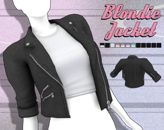 Sims 4 Leather Jacket Female CC