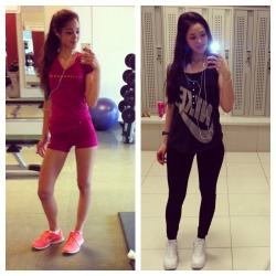 eathealthytrainhard:  5’5 before :100 lbs