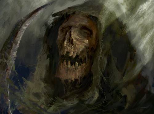 morbidfantasy21:Death by Antonio J. Manzanedo(ajmanzanedo on artstation)