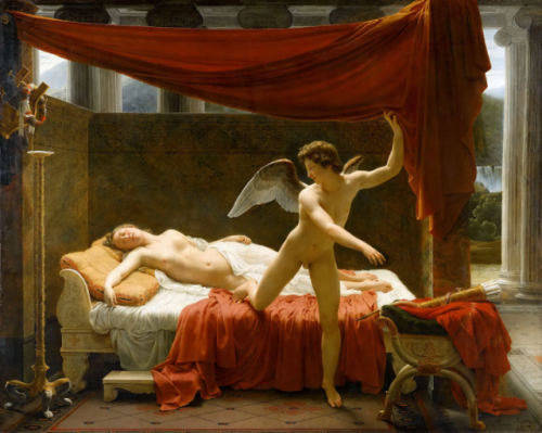 life-imitates-art-far-more:François-Édouard Picot (1786-1868)“L'Amour et Psych” (1817)