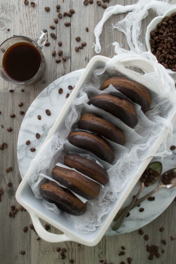 confectionerybliss:  Coffee Lover’s Donuts