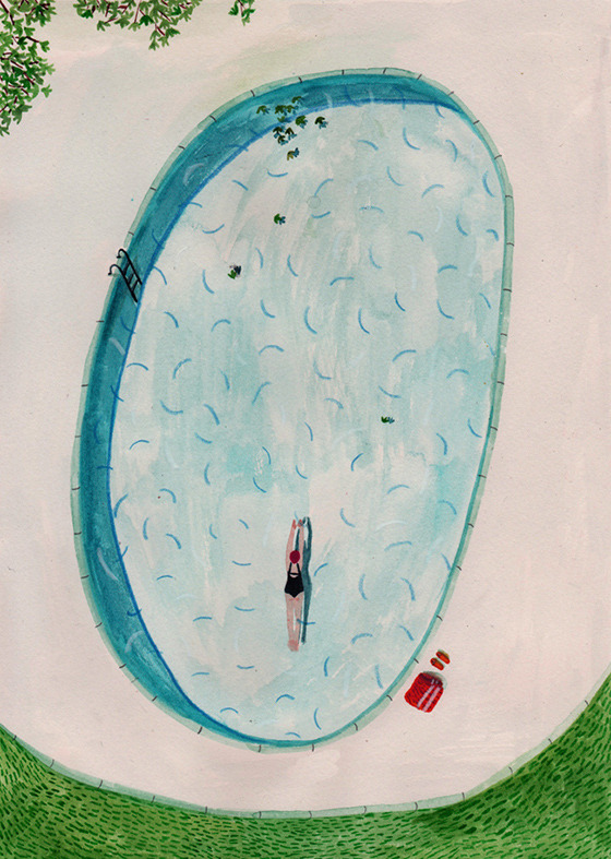 nevver:  Everybody in the water, Lizzy Stewart 