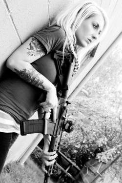 My tattooed gun girls!