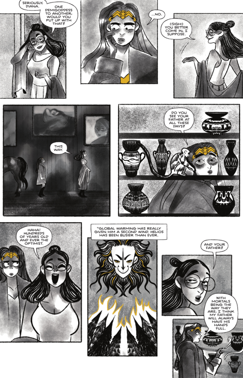 onelastfic: why-i-love-comics: Wonder Woman: Black &amp; Gold #2 - “The Acquaintance&rdquo