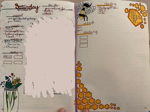 Ta da! My journal pages for the week! Time to take life by the reins and not let go. #bujo #bulletjo