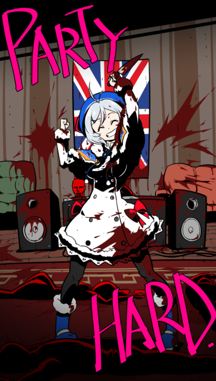 aku-no-homu:  Party Hard with Siro by artist VOODOOWOOD