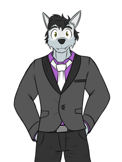 One final anthro dude in a suit.  Now to