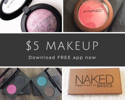 poshmark:  On a budget, but want to look on-point? Download the free app to find new makeup from your favorite brands at up to 80% off! 