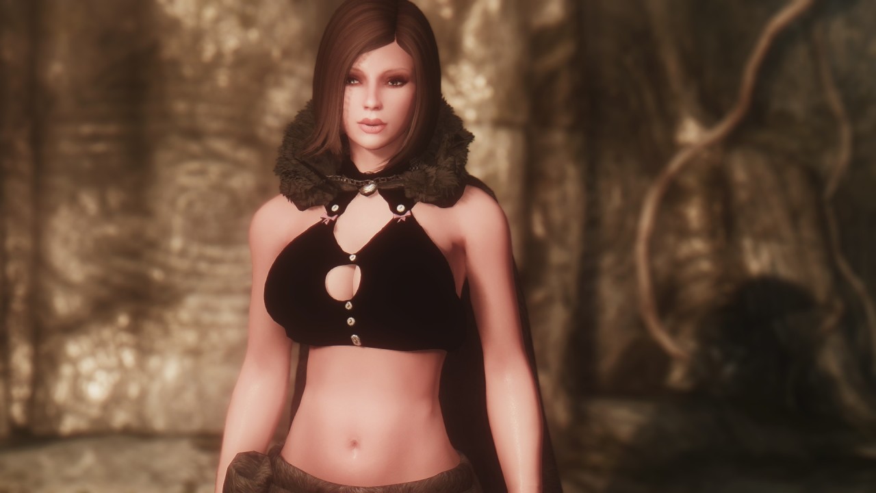 Testing shot of a new penumbra cuirass. In game shot of mesh not textured yet but