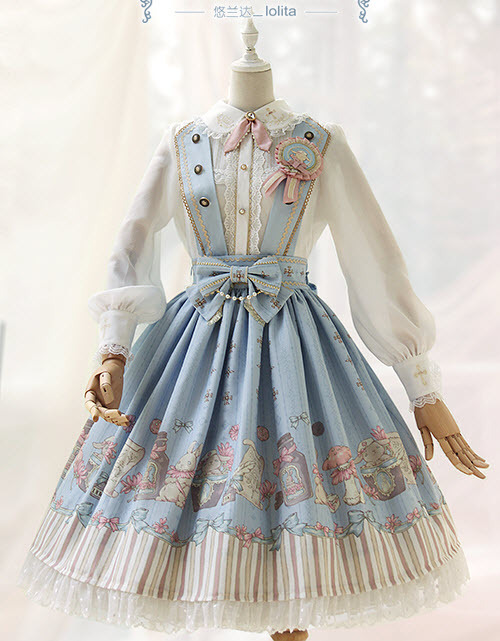 lolita-wardrobe:Reminder: 【-Bunny’s Herbology-】 Series Is Going To Be Sold OUT!◆ Only 2 JSKs, 2 Skir